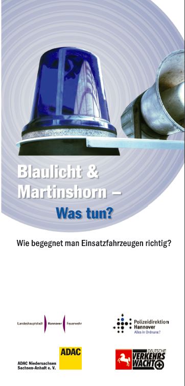 Blaulich und Martinshorn - was nun